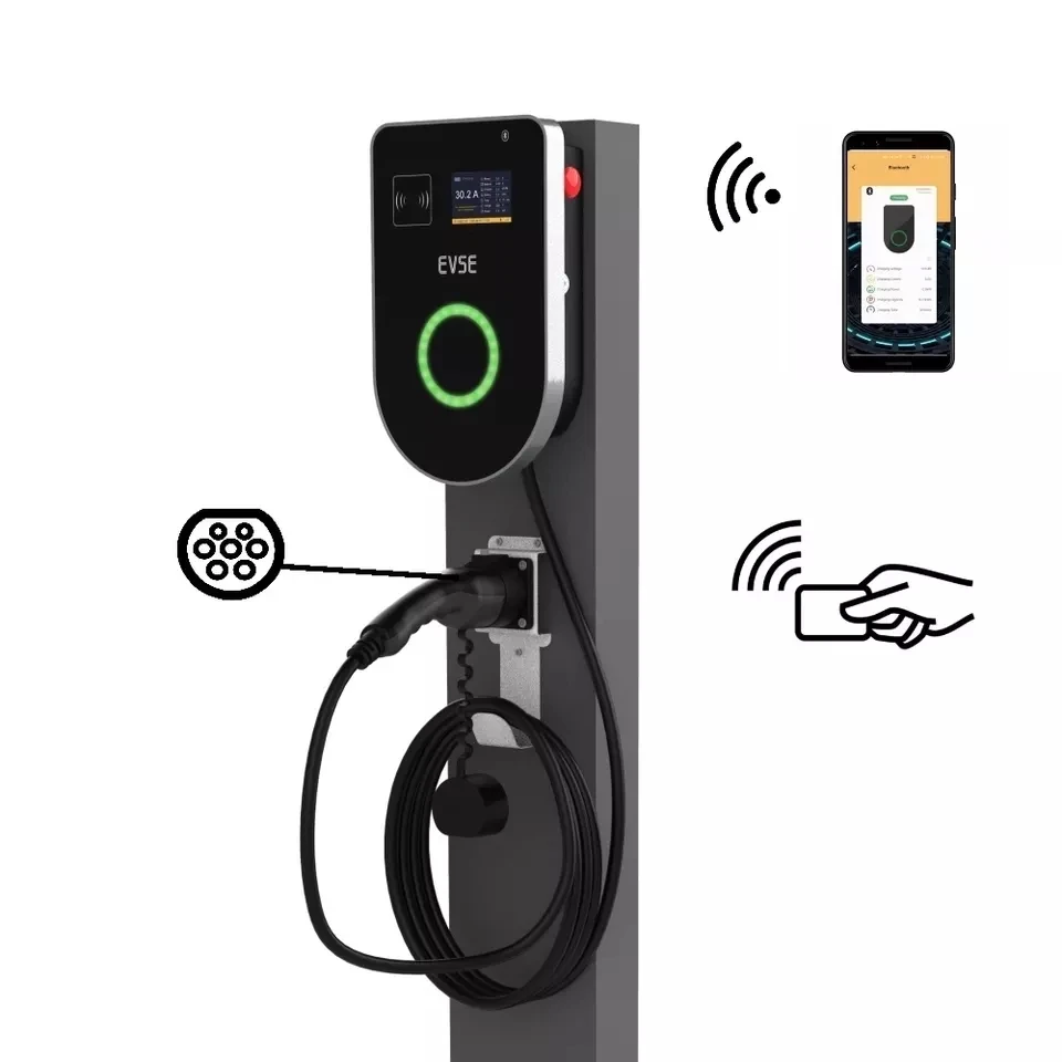 22Kw Wallbox Type 2 Ocpp Rfid - Зарядное устройство для электромобилей OCPP Type