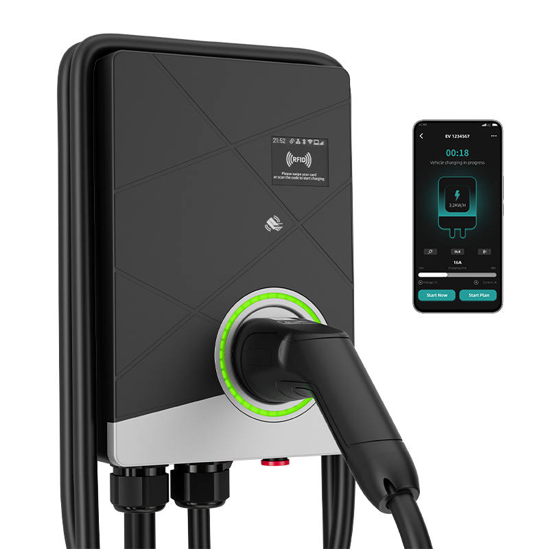 22Kw Wallbox Type 2 Ocpp Rfid - Трехфазная умная зарядная станция для электромобилей