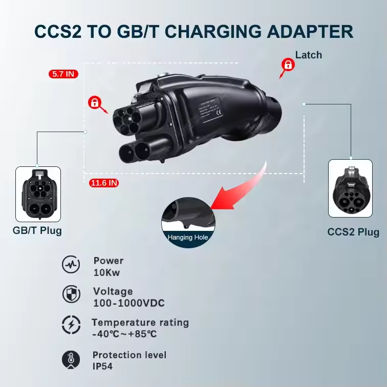 Gb/T To Ccs2 200A Fast Charging Adapter - Адаптер DC CCS2 на GB/T Combo