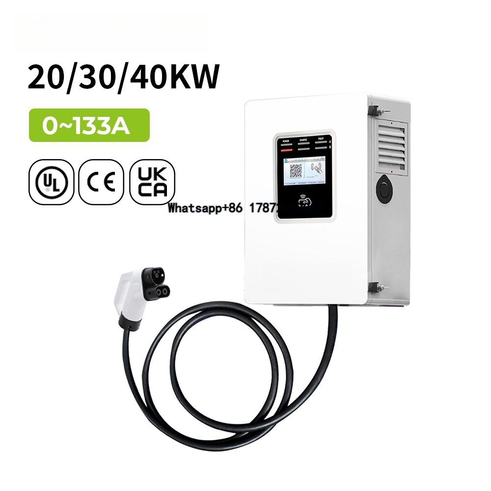 Dc Fast Charger 30Kw Wallbox Commercial - Коммерческая быстрая зарядная станция Ocpp 20кВт