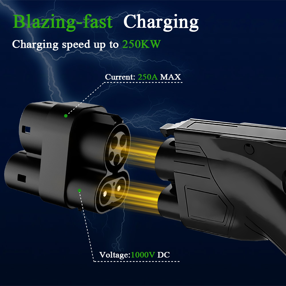 Адаптер для зарядки электромоб – обзор и цена Ccs2 To Ccs1 Fast Charge Adapter 250Kw