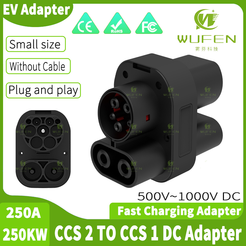 WUFEN Адаптер переменного и по – обзор и цена Ccs2 To Ccs1 Fast Charge Adapter 250Kw