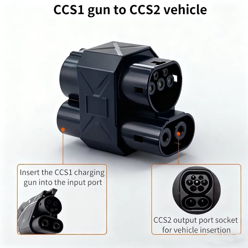 Адаптер для быстрой зарядки CC – обзор и цена Ccs2 To Ccs1 Fast Charge Adapter 250Kw