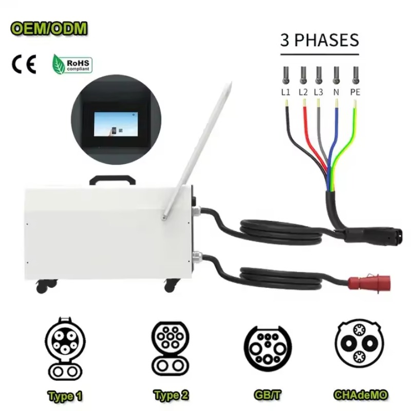 Портативная зарядная станция д – обзор и цена Portable Dc Fast Charger 20Kw Ccs2