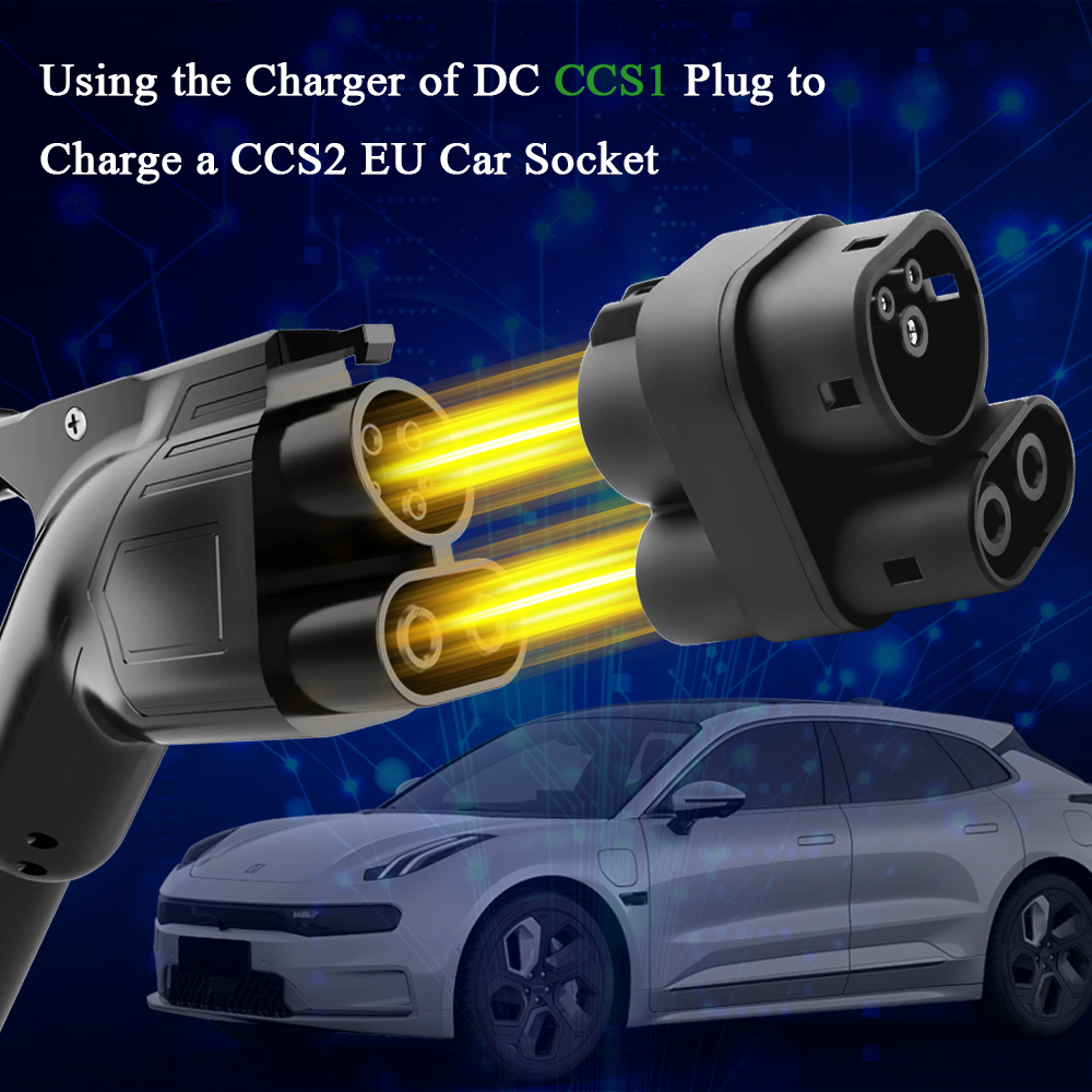Kolanky CCS1 to CCS2 EV DC 100 – обзор и цена Ccs2 To Ccs1 Fast Charge Adapter 250Kw
