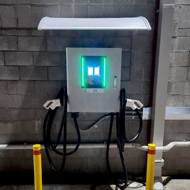 Коммерческая настенная зарядна – обзор и цена Dc Fast Charger 30Kw Wallbox Commercial
