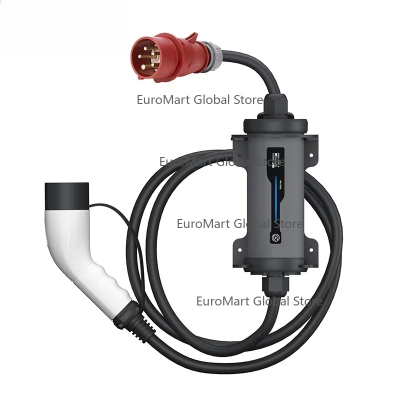 Портативное зарядное устройств – обзор и цена Portable Ev Charger 32A Type 2 Cee Plug
