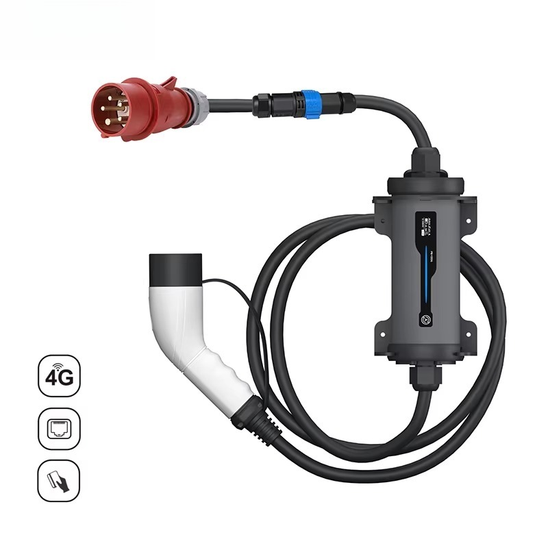 Портативное зарядное устройств – обзор и цена Portable Ev Charger 32A Type 2 Cee Plug