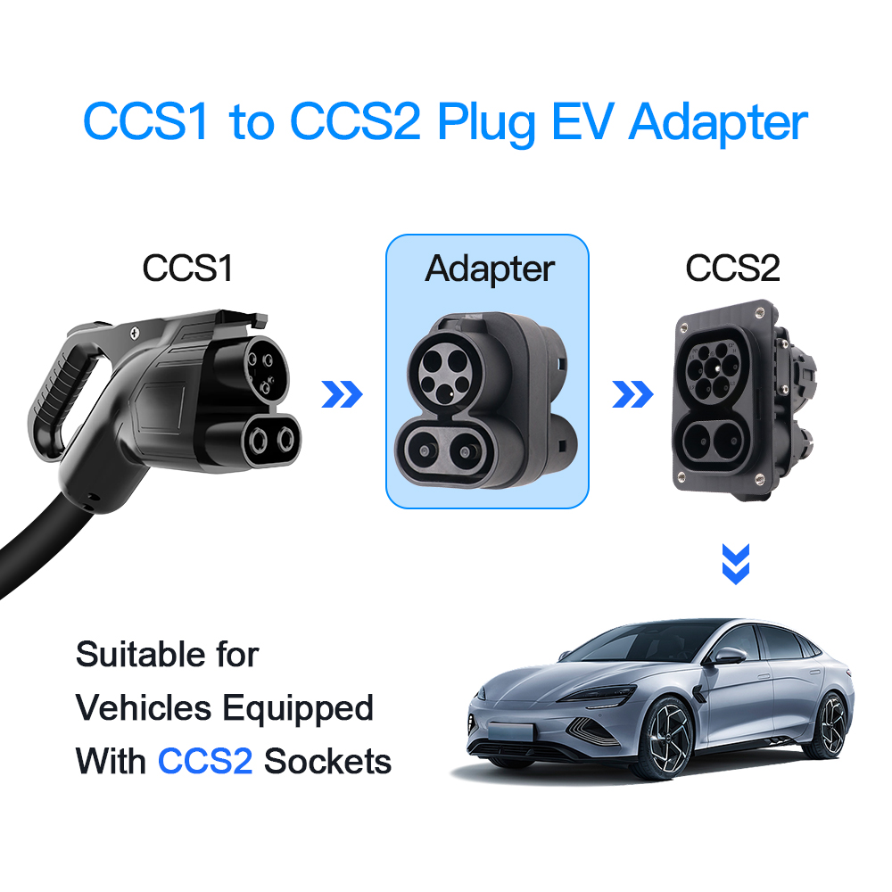Kolanky 250A CCS1 к CCS2 EV ад – обзор и цена Ccs2 To Ccs1 Fast Charge Adapter 250Kw