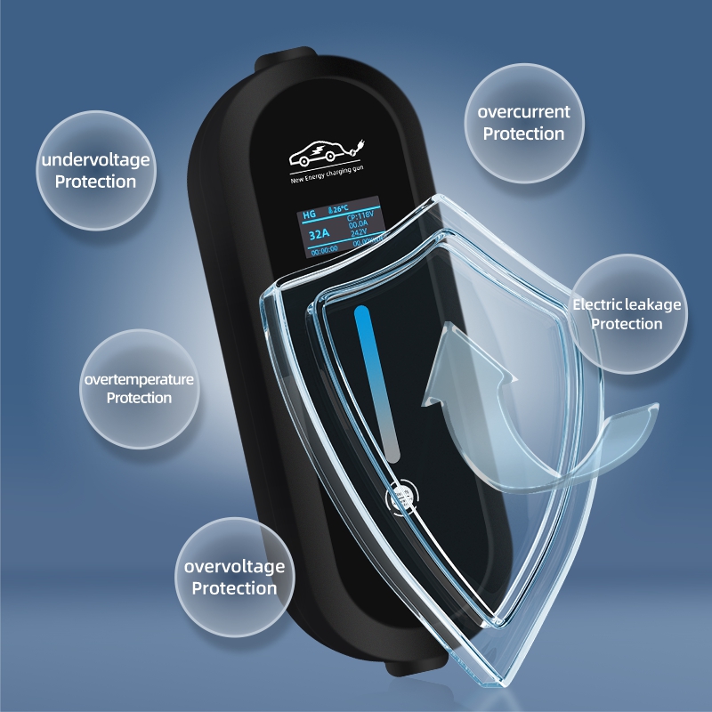 Портативное зарядное устройств – обзор и цена Portable Ev Charger 32A Type 2 Cee Plug