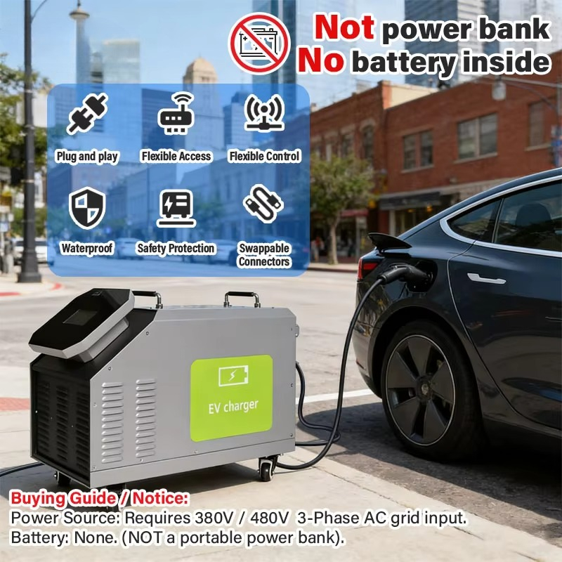 Портативная зарядная станция п – обзор и цена Portable Dc Fast Charger 20Kw Ccs2