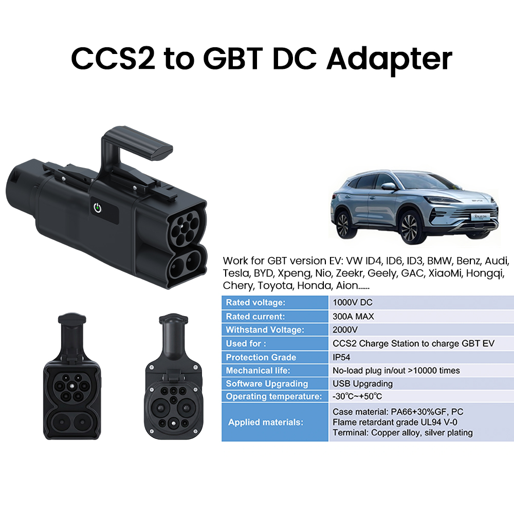 Адаптер для быстрой зарядки эл – обзор и цена Gb/T To Ccs2 200A Fast Charging Adapter