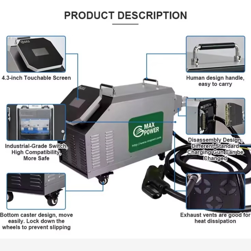 Портативная быстрая зарядная с – обзор и цена Portable Dc Fast Charger 20Kw Ccs2