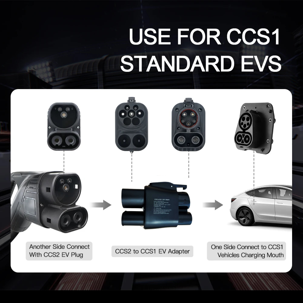 Зарядное устройство для электр – обзор и цена Ccs2 To Ccs1 Fast Charge Adapter 250Kw