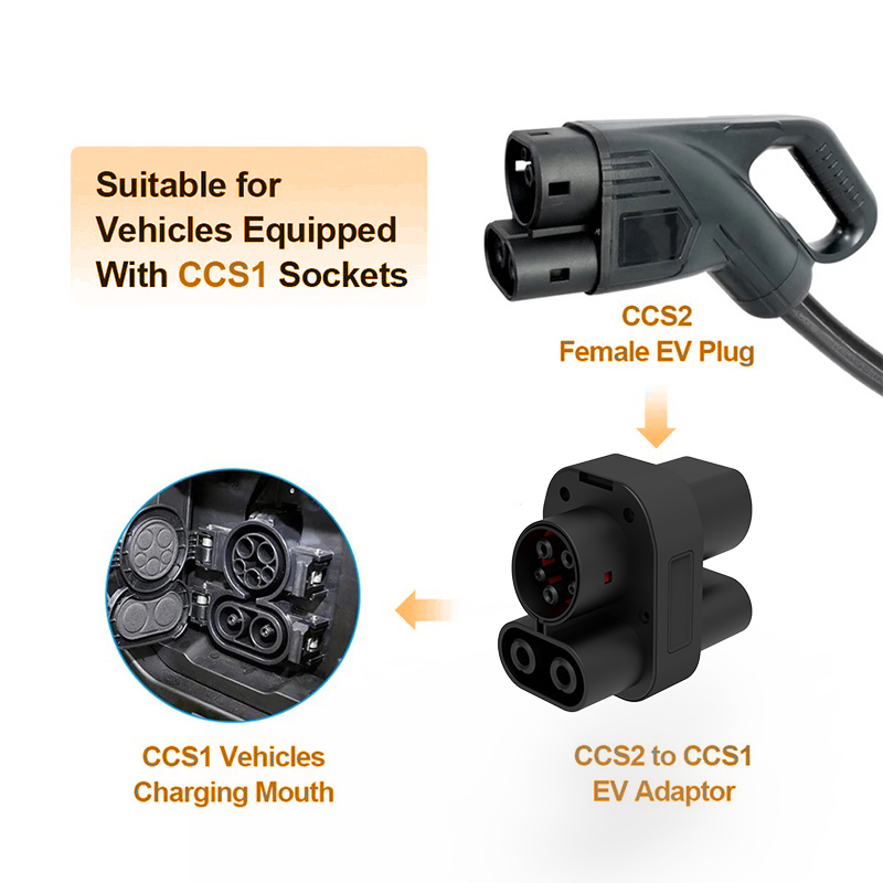 Адаптер WUFEN 250 кВт CCS2-CCS – обзор и цена Ccs2 To Ccs1 Fast Charge Adapter 250Kw