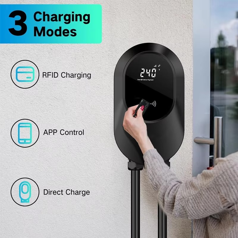 Настенная зарядная станция для – обзор и цена 22Kw Wallbox Type 2 Ocpp Rfid