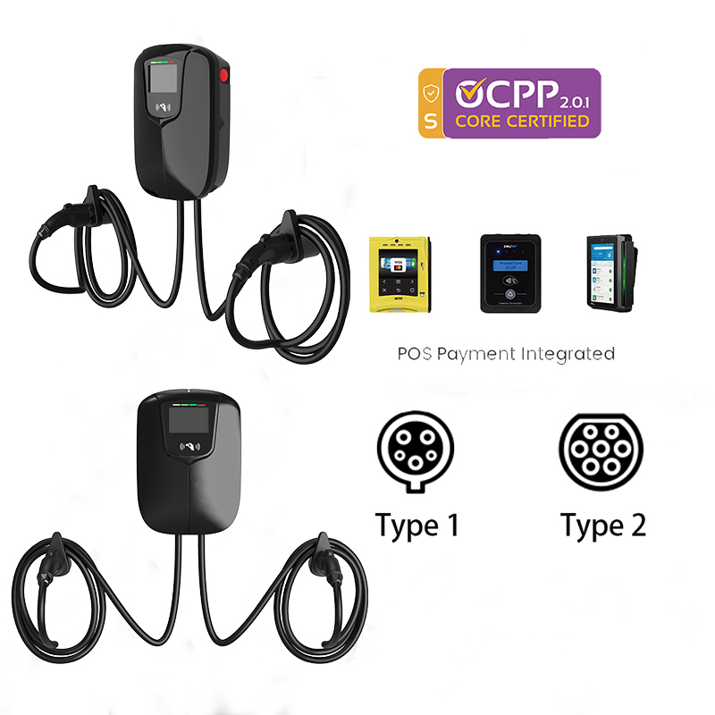 Коммерческая зарядная станция  – обзор и цена 22Kw Wallbox Type 2 Ocpp Rfid