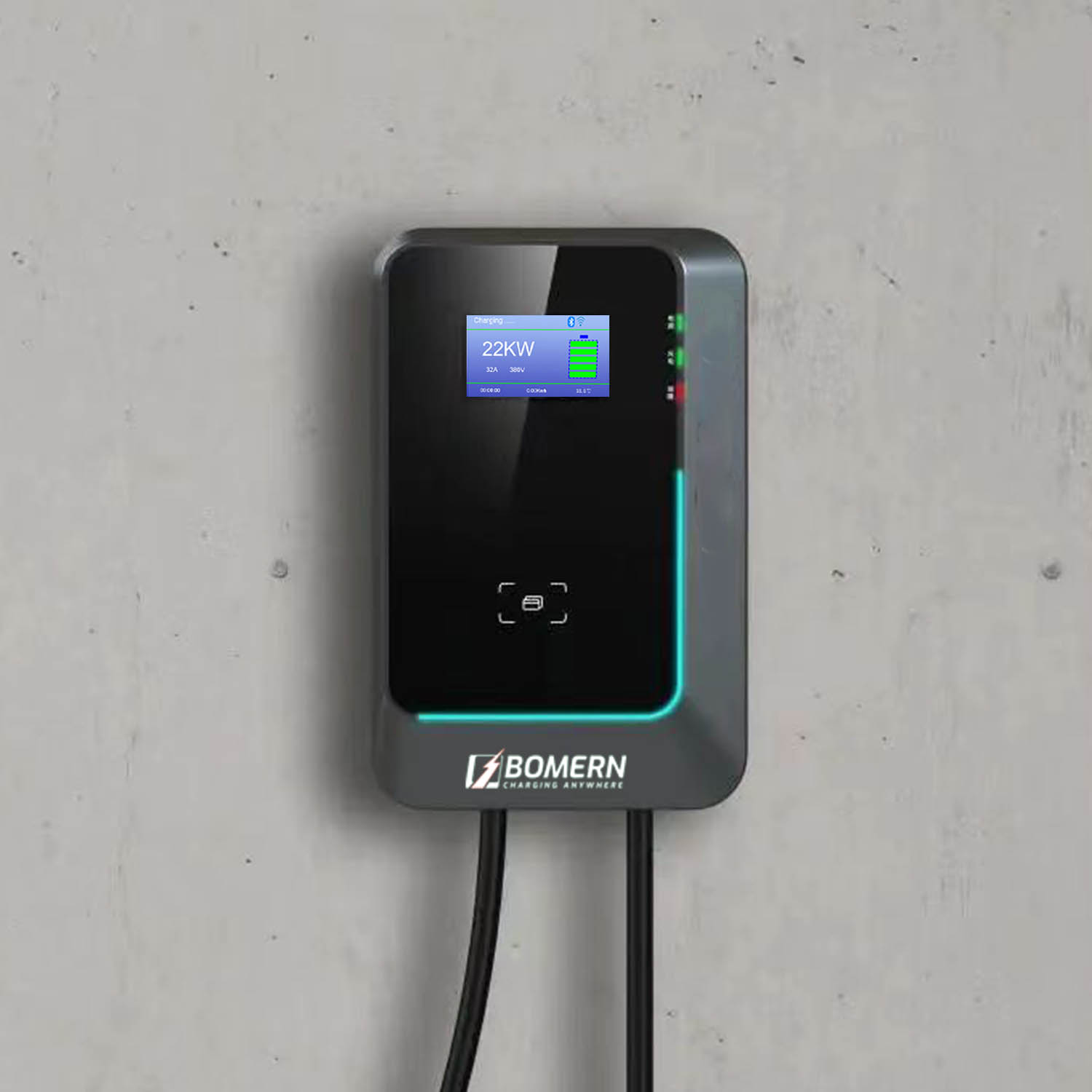Лидер продаж 2025 года, 7 кВт/ – обзор и цена 22Kw Wallbox Type 2 Ocpp Rfid
